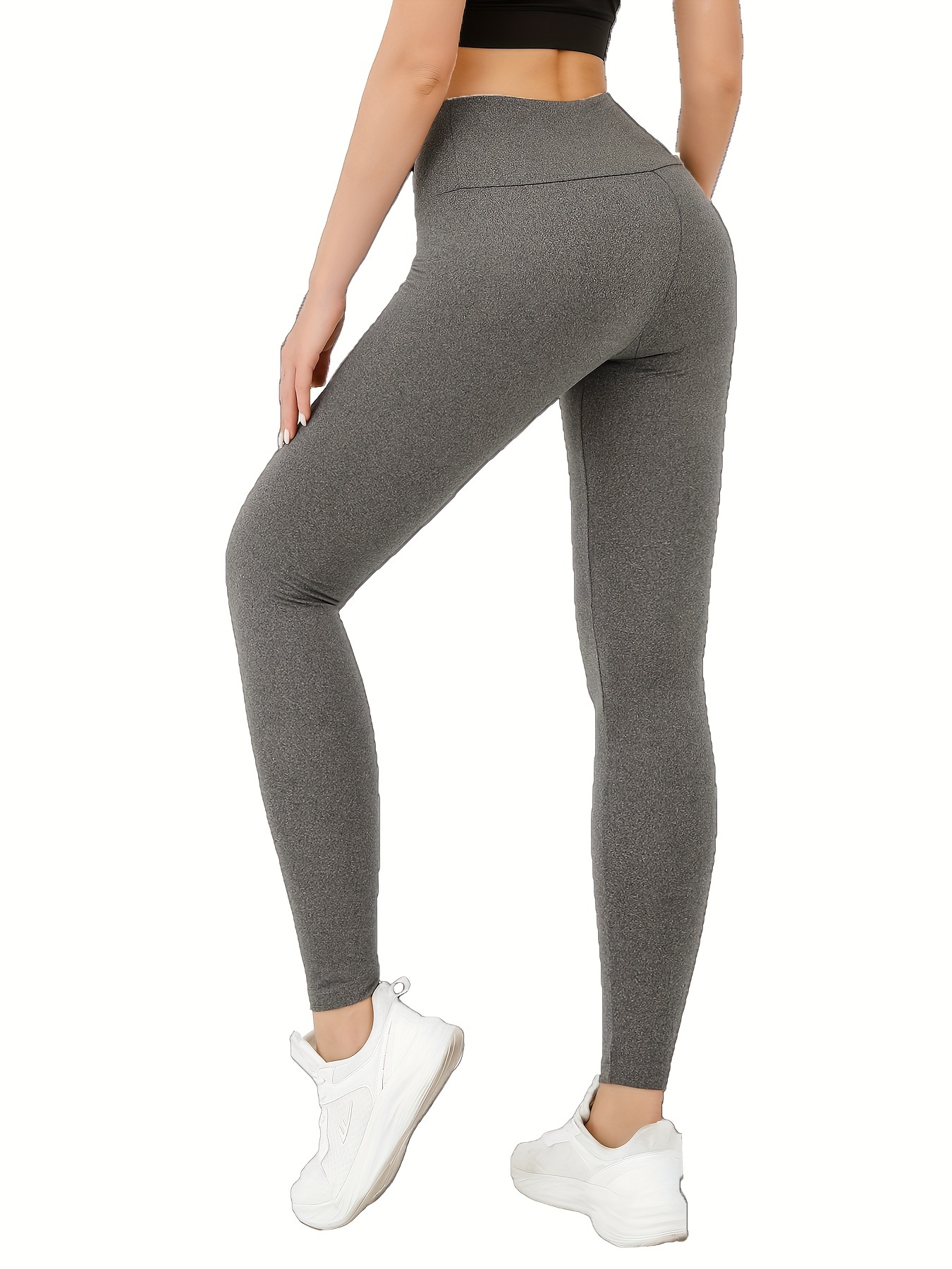 High Waisted Seamless Tummy Control Gym Tights - Grey, Shop Today. Get it  Tomorrow!