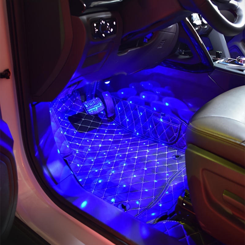 48rgb Car Led Lights Car Accessories App Control Inside Car Light Usb Port  Music Sync Color Change Lights Cars Interior App Control, High-quality &  Affordable
