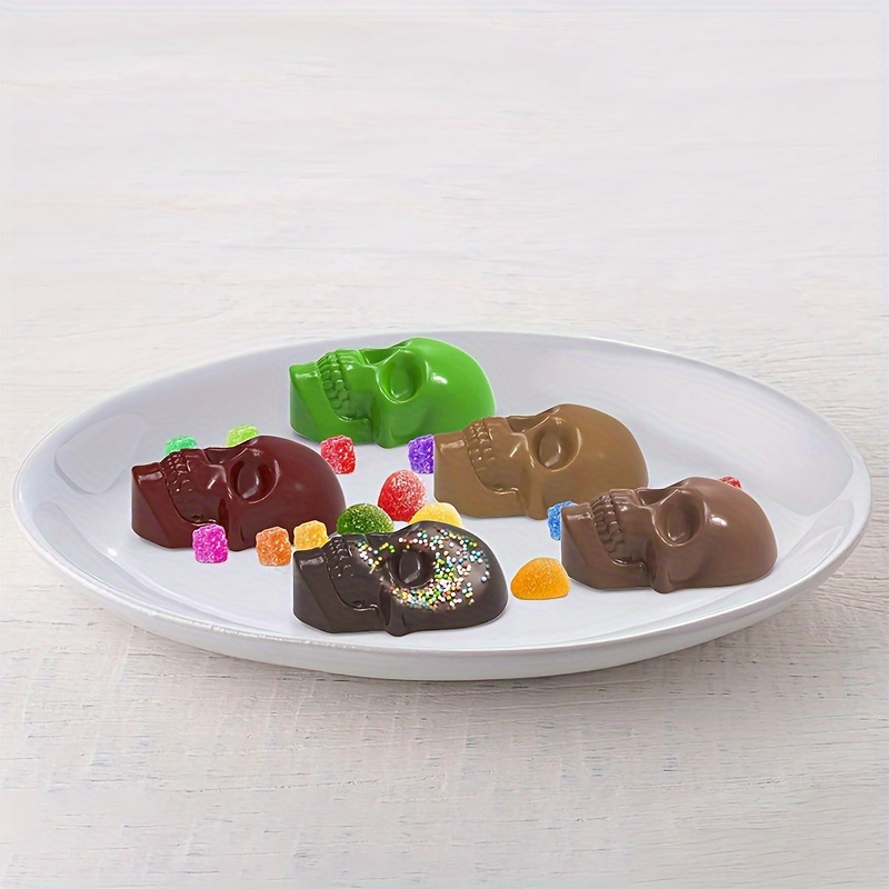 Reusable Gummy Skull Candy Mold Mini Skull Silicone Mold - Temu