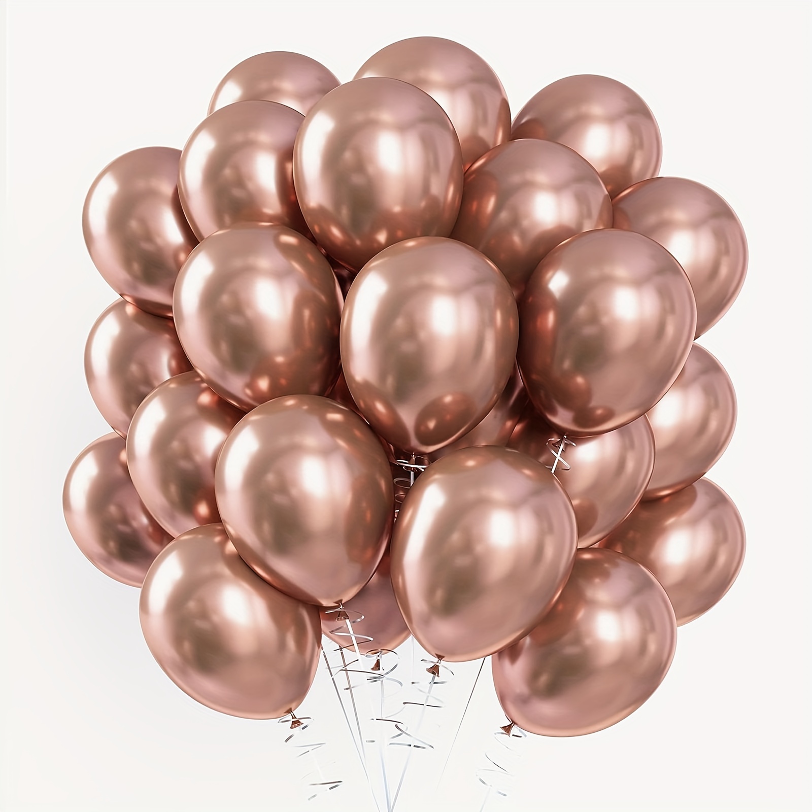 Foil Balloon Laser Ribbon Rose Gold Balloon Strings Event&party Supplies  Curling Birthday Party Wedding Decoration - Temu