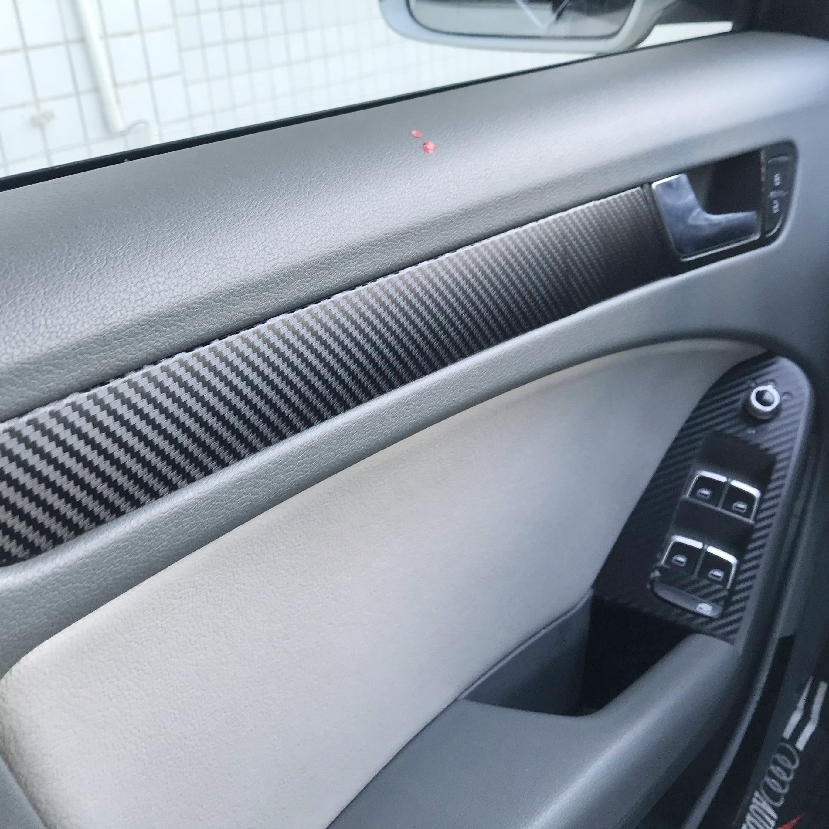 A4 B8 2009-2016 Innenraum-zentralsteuerungstafel Türgriff  Kohlefaser-aufkleber-aufkleber Auto-styling-zubehör - Auto - Temu Austria