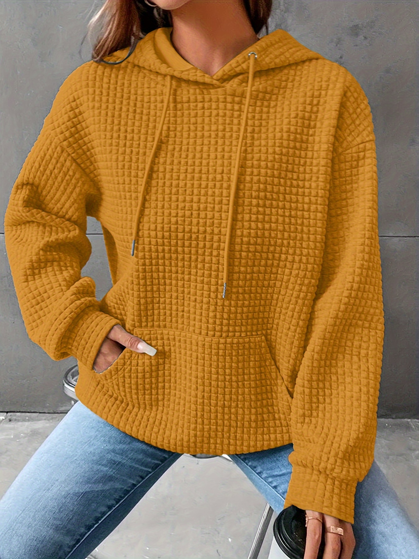 Mustard sweatshirt womens best sale