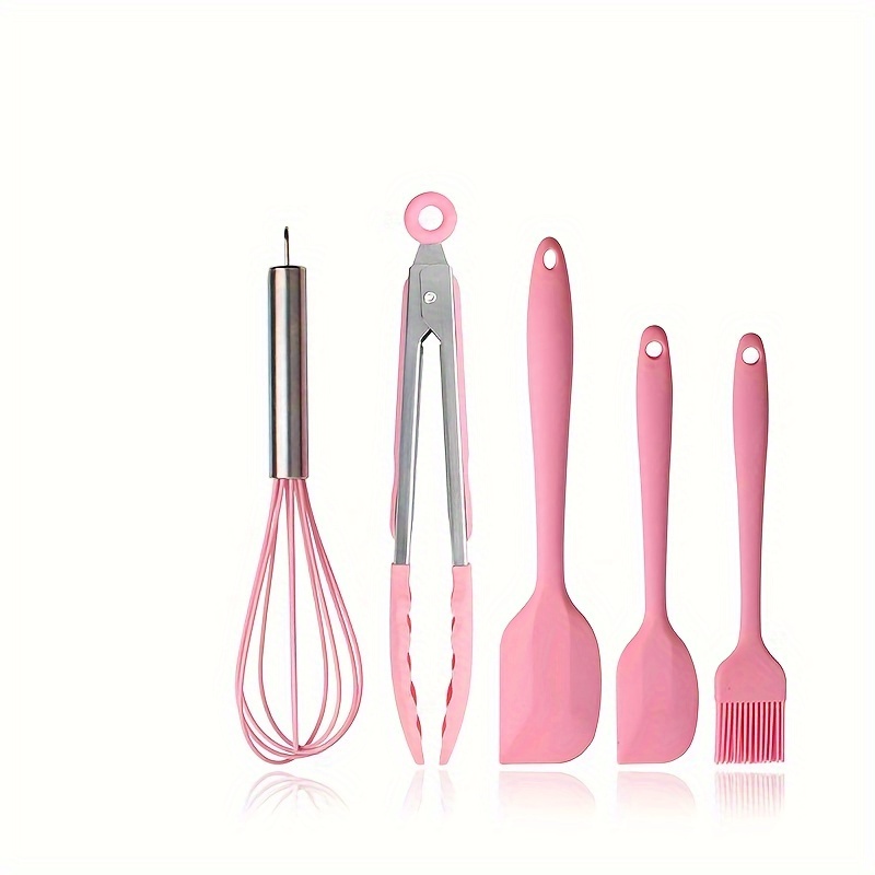 5Pcs/set Silicone Kitchenware Baking Whisk Oil Brush Fried Steak