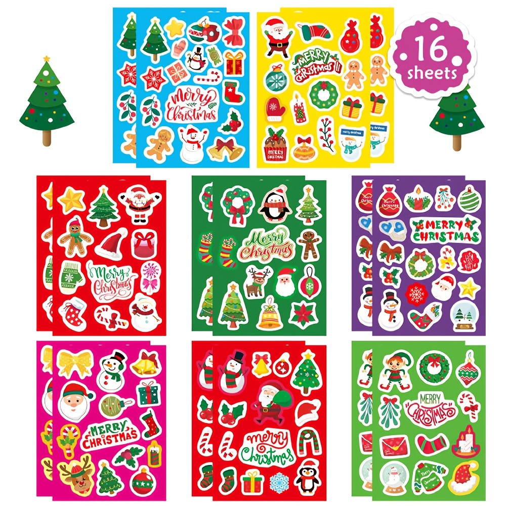 Christmas Theme Stickers Pack, Cartoon Santa Stickers, Waterproof Vinyl  Merry Christmas Stickers For Water Bottle Laptop Envelopes Gifts Windows  Snowboard, Christmas Holiday Party Favors - Temu Cyprus