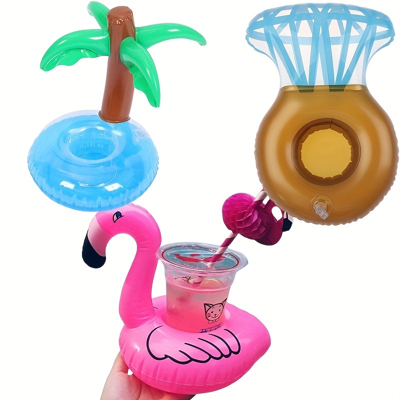 Flotteur De Piscine Fun Flamingo Jouet De Piscine Gonflable Et Porte  Gobelet Idéal Pour Les Fêtes À La Piscine Lheure Du Bain Porte Boissons Et  Décoration Du 3,74 €