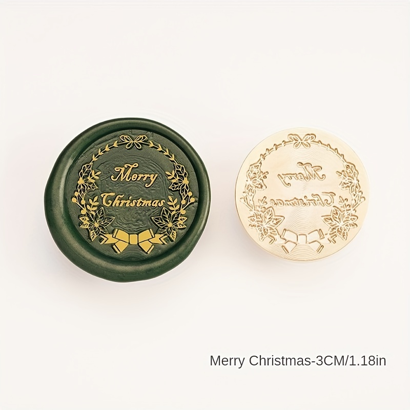 WHISM DIY Merry Christmas Wax Seal Stamp Jingle Bell Santa Claus Chris –  MDLG-Custom