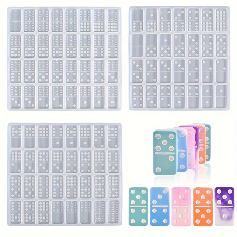 Domino Molds For Resin Casting Domino Mold Silicone Dominoes - Temu