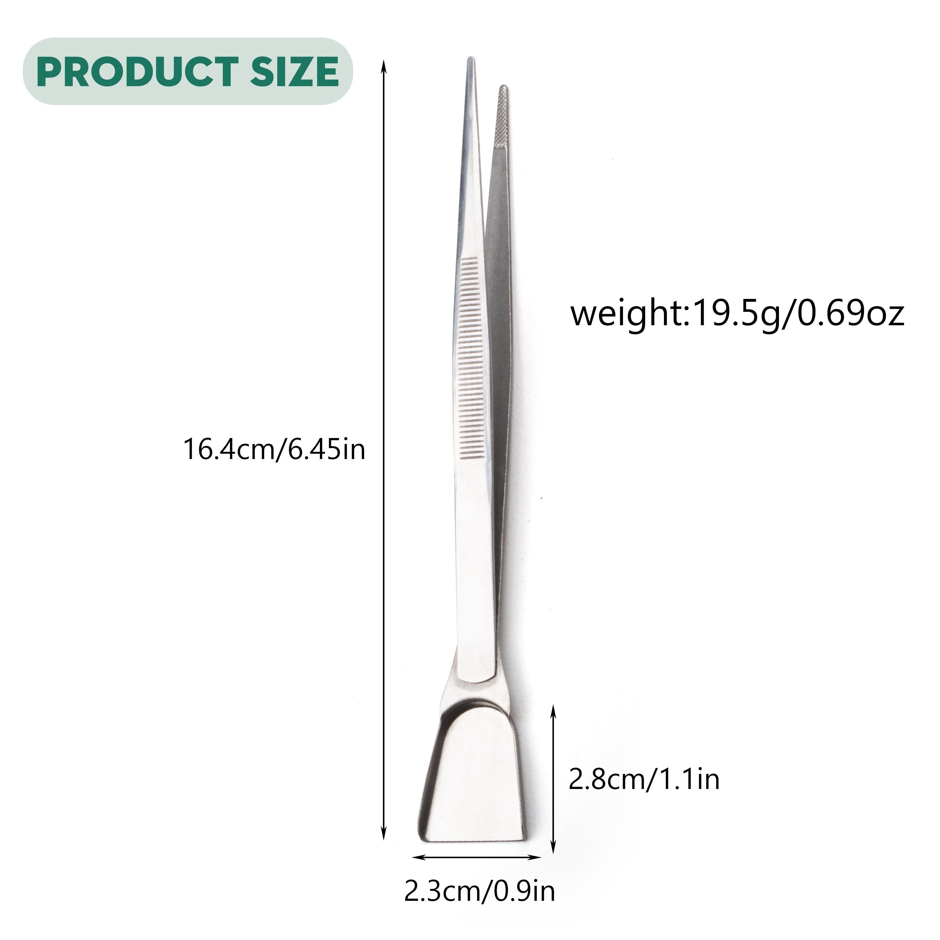 Stainless Steel Tweezers Shovel Jewelry Stamping Tool - Temu