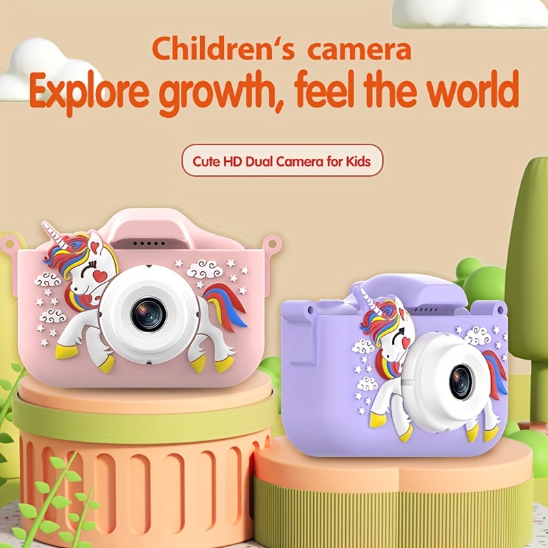Camara Digital Para Niños Foto Video Portatil Recargable