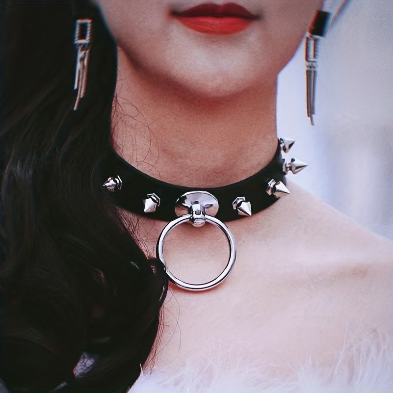 punk rock gothic two o-round chokers