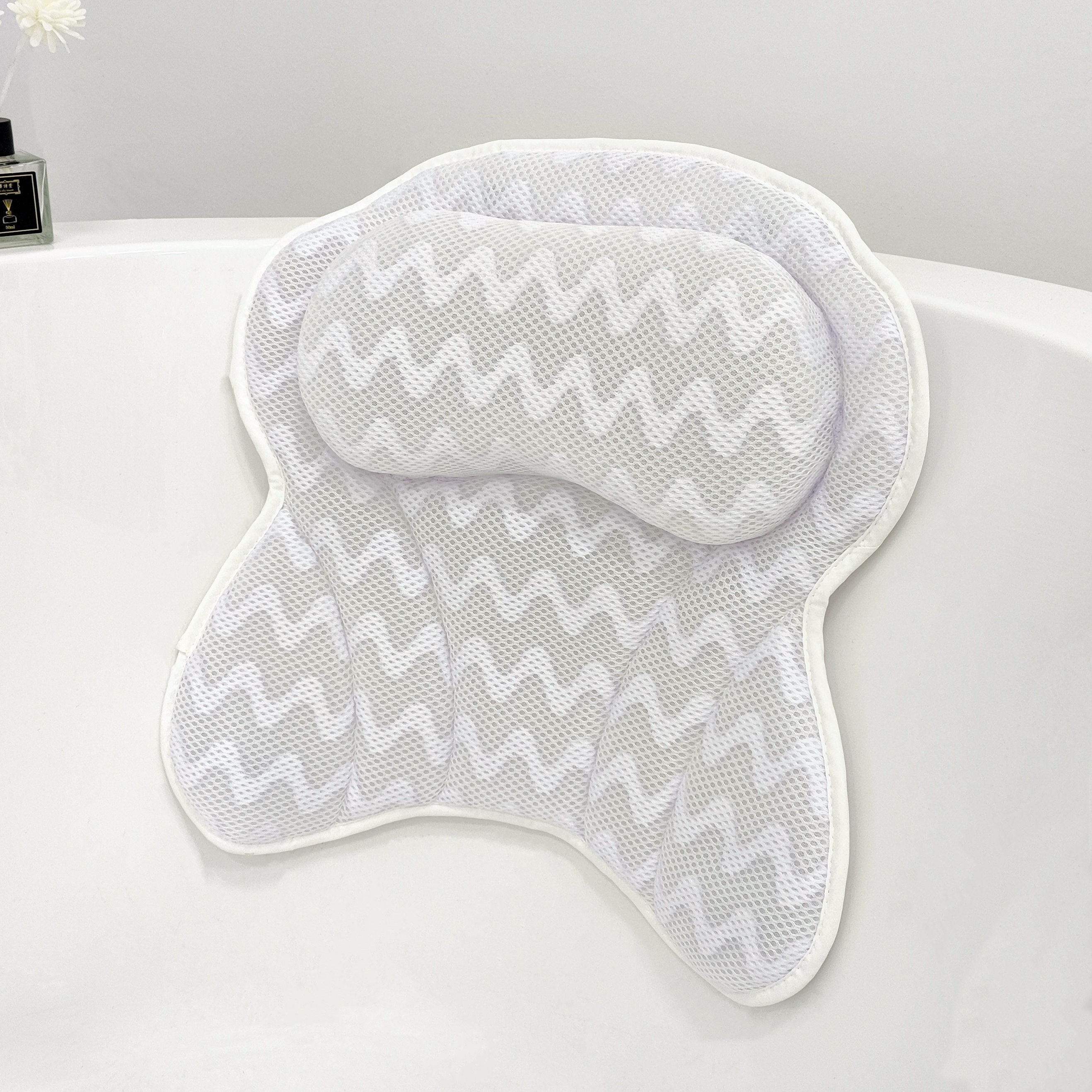  Bath Cushions, Ergonomic Bath Cushion for Head, 3D