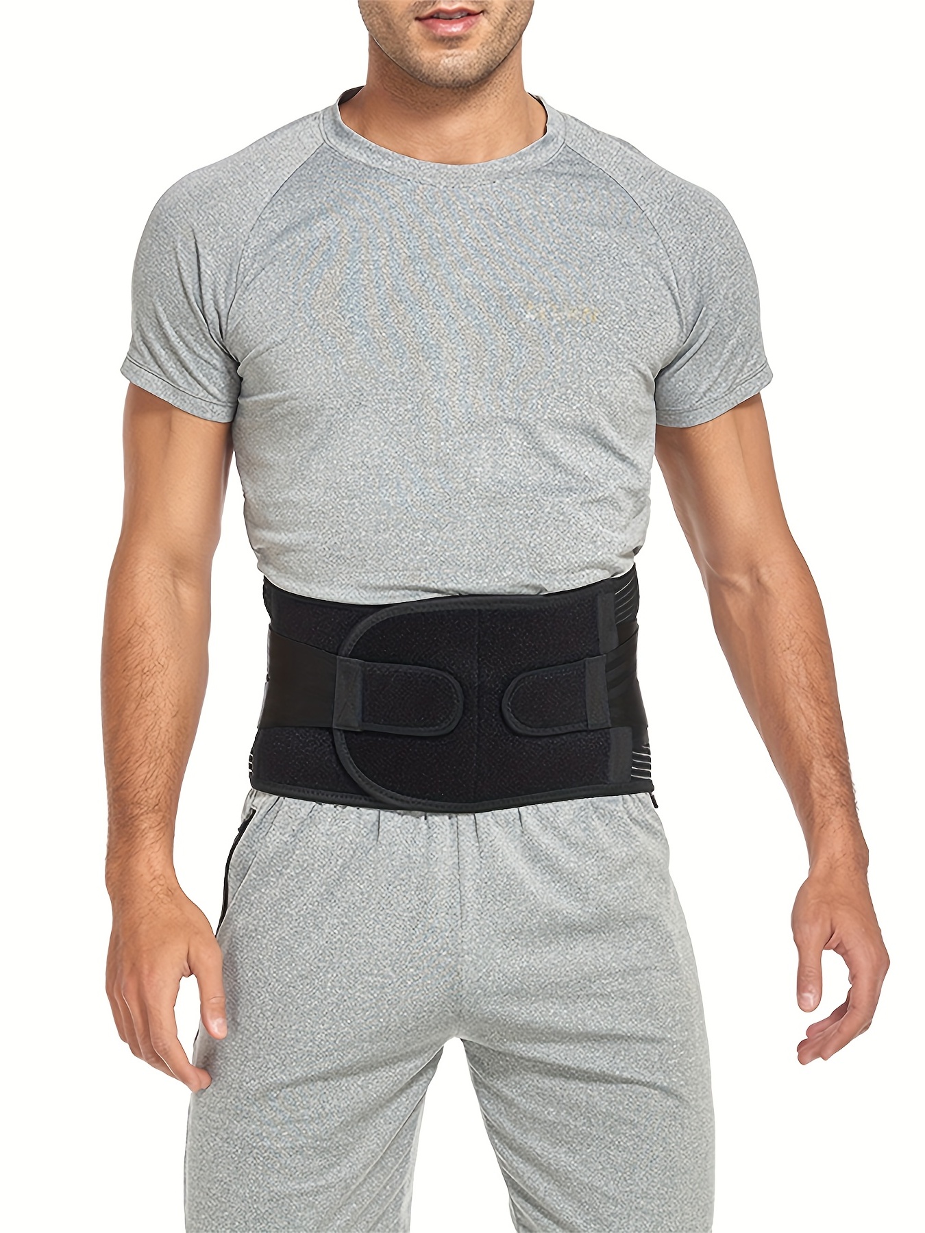 Freetoo Black Back Brace Support Waist Size Large For Back Pain