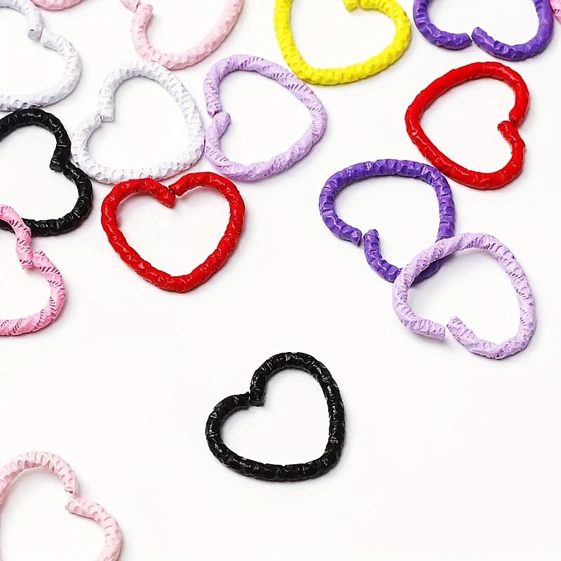 Heart Shaped Hair Rings Braid Rings Hair Loop Clips Fashion - Temu