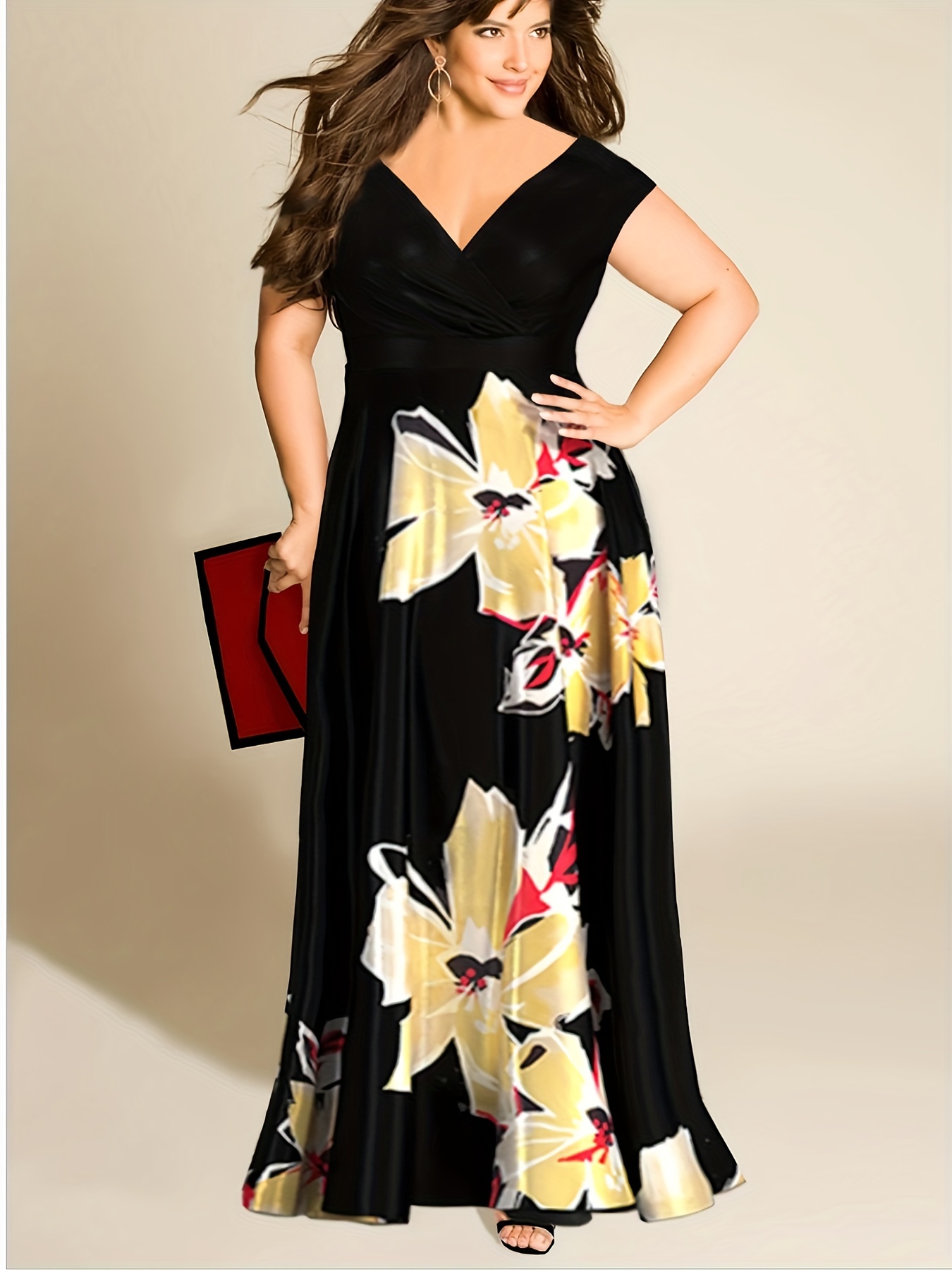 Rosewe plus shop size maxi dresses