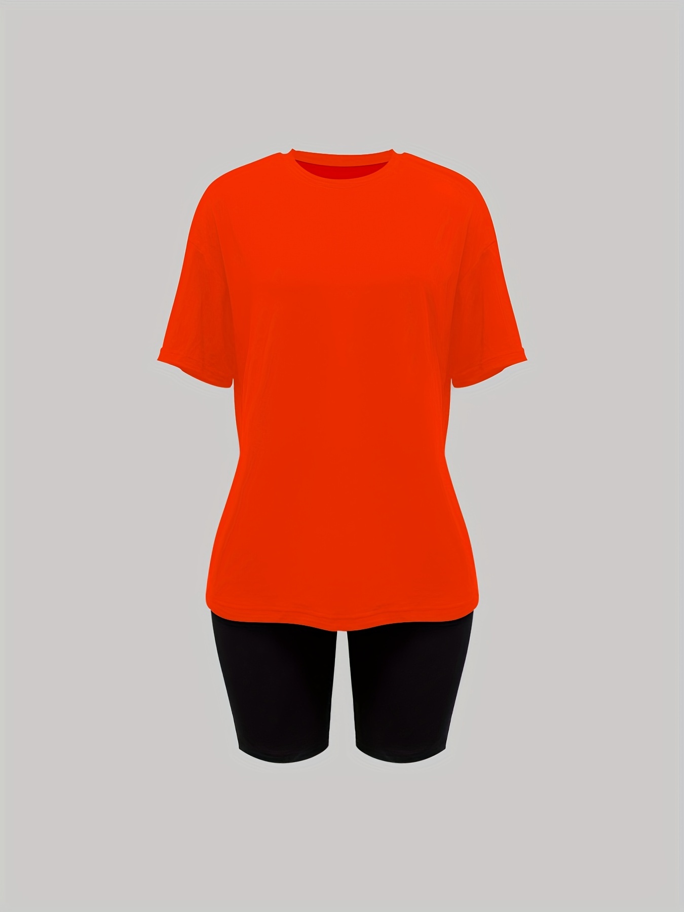 Casual Two Piece Set Short Sleeve T Shirt & Shorts