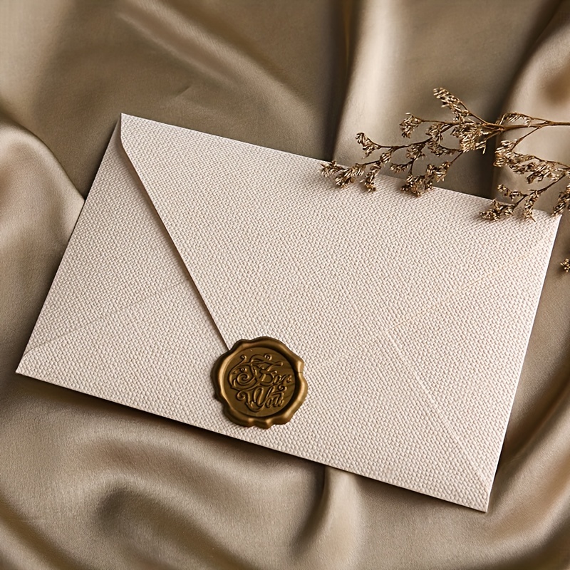 Enveloppes dorées - 16x16cm - carrées - or - enveloppes - 10pcs