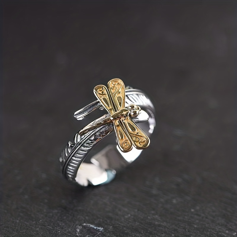 Vintage on sale dragonfly ring