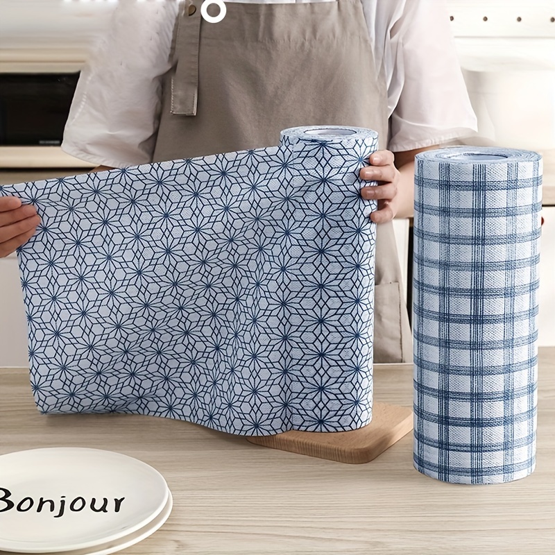 Dry And Wet Lazy Dishcloth Disposable Special Paper For - Temu