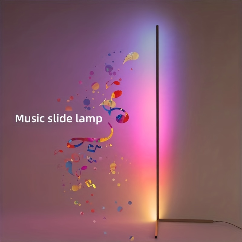 Lampadaire Salon sur Pied Lampe Gaming Dimmable RGB Lumière