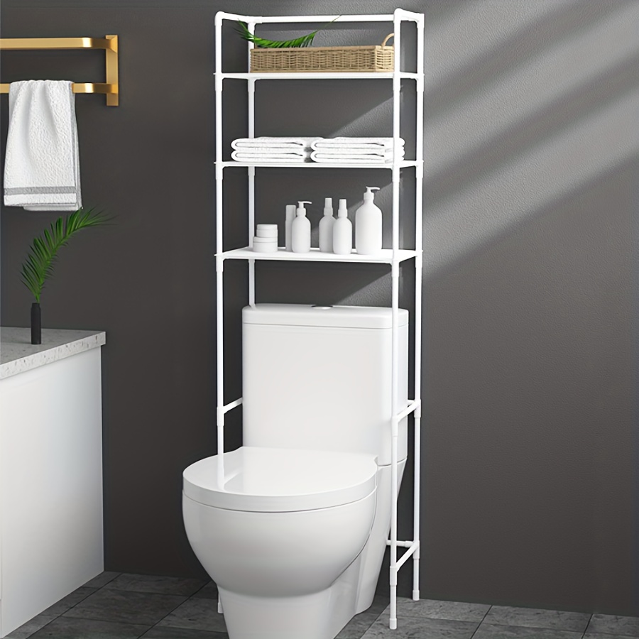 3-Tier Over-the-Toilet Storage Stand Rack Space Saver Bathroom Shelf  Organizer