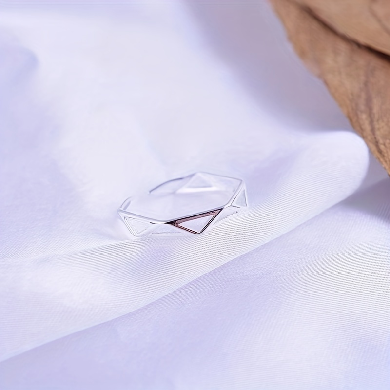 Men's Geometric Ring Adjustable Couple Ring