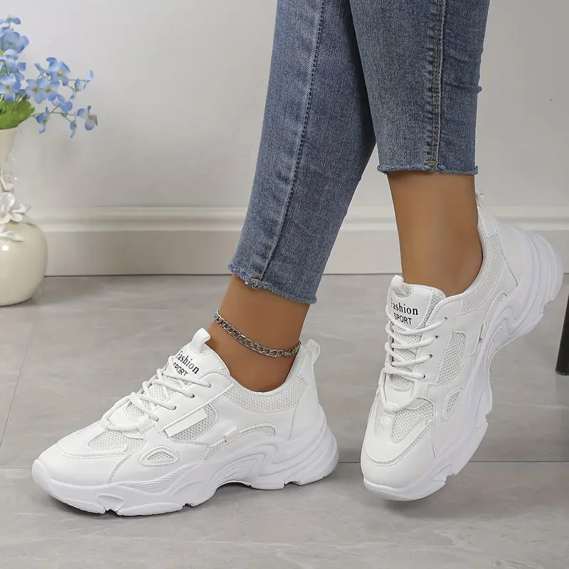 Women's Stylish Breathable Shockproof Tennis Sports Shoes - Temu