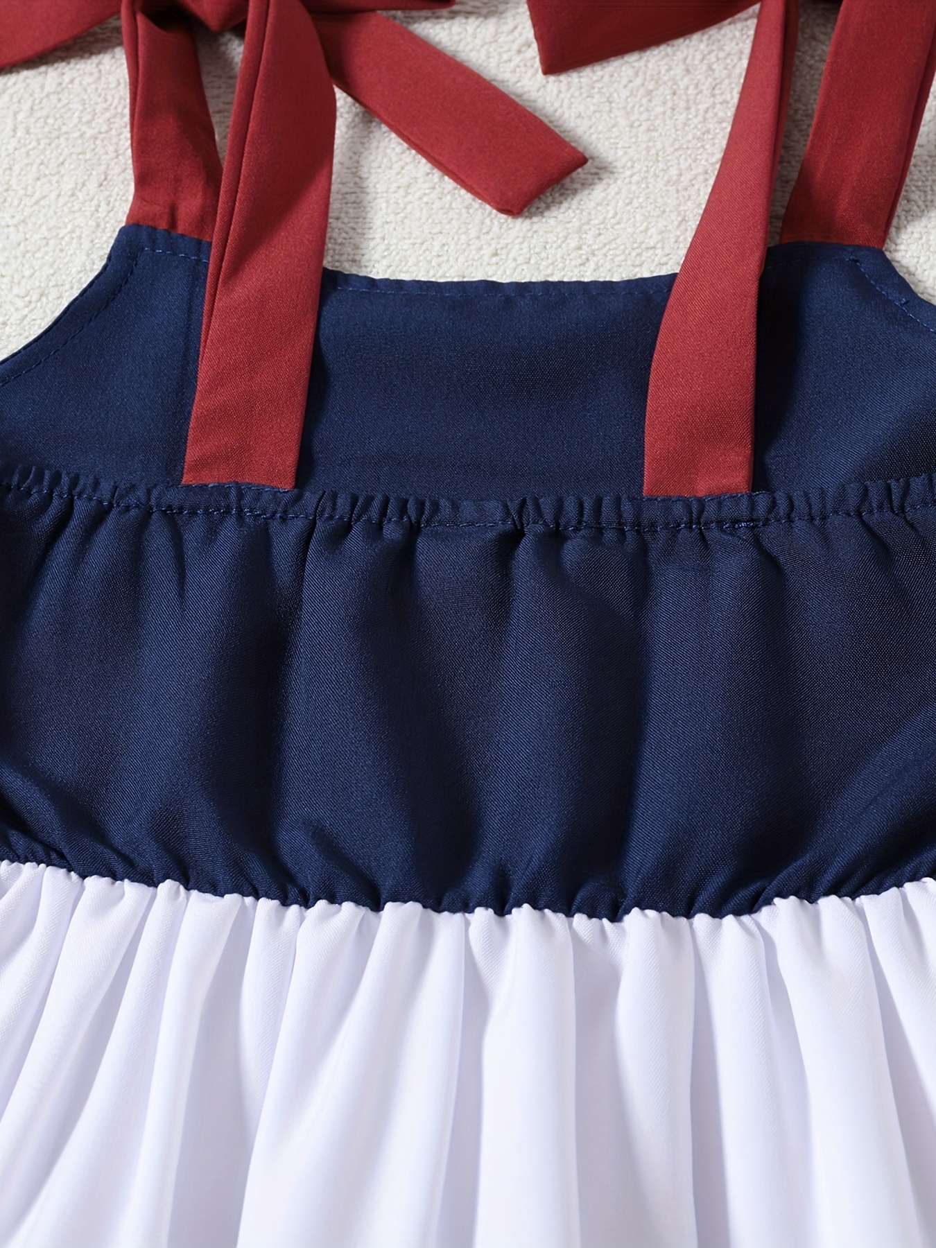 Baby girl skirt Baby girl dress Kids Little Girls' Dress Striped Solid  Color Tank Dress School Uniforms School Casual Bow Navy Blue Cotton  Knee-length