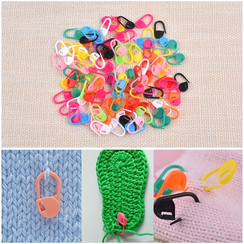 Crochet Markers, Locking Stitch Markers Stitch Needle Clip Counter