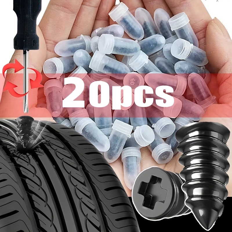 10pcs Clous De Réparation De Pneus Sous Vide Voiture Moto - Temu