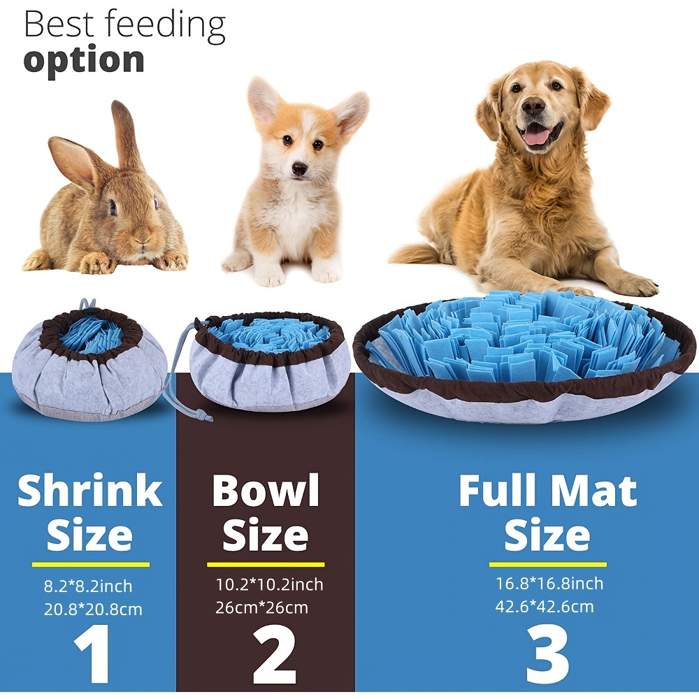 Dog Snuffle Mat, Foldable And Washable Dog Puzzle Feeding Mat, Dog Feeding  Mats With Dog Enrichment Toys, Interactive Dog Sniffing Mat For Slow  Feeder, Training And Anxiety Relief - Temu