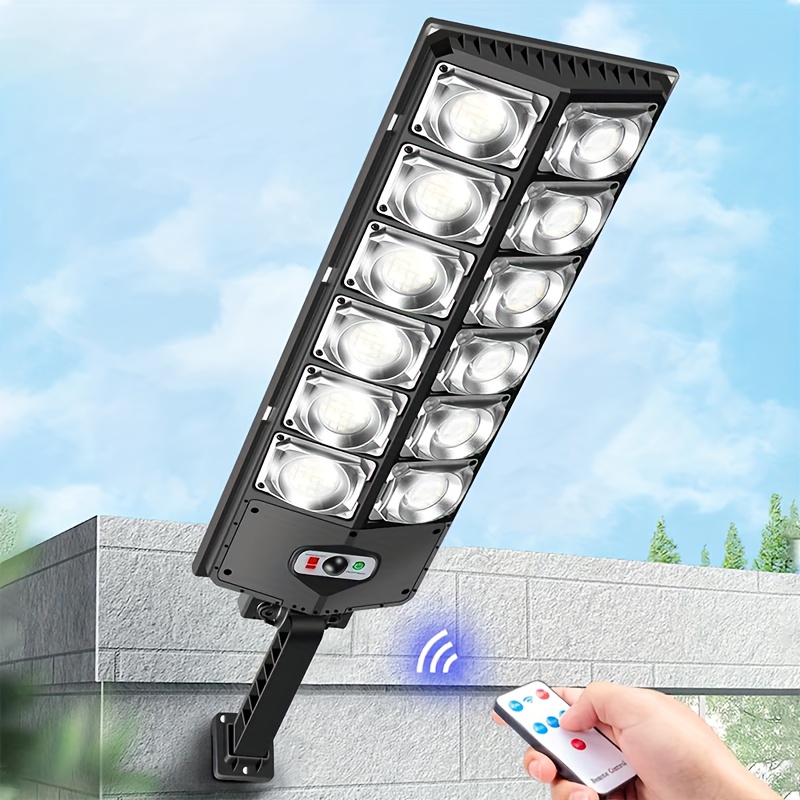 Luces de inundación con sensor de movimiento al aire libre, lámpara LED de  inducción de 10 W, foco impermeable IP65, 6500 K luz de sensor LED, luz de