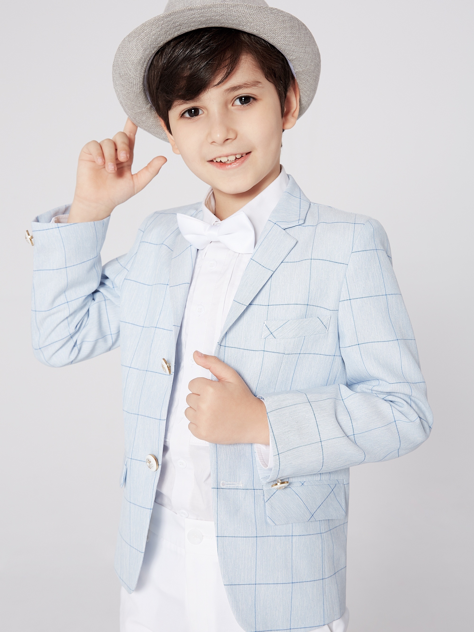 Boys Gentleman Letter Print Outfits Long Sleeve Suit Pants - Temu