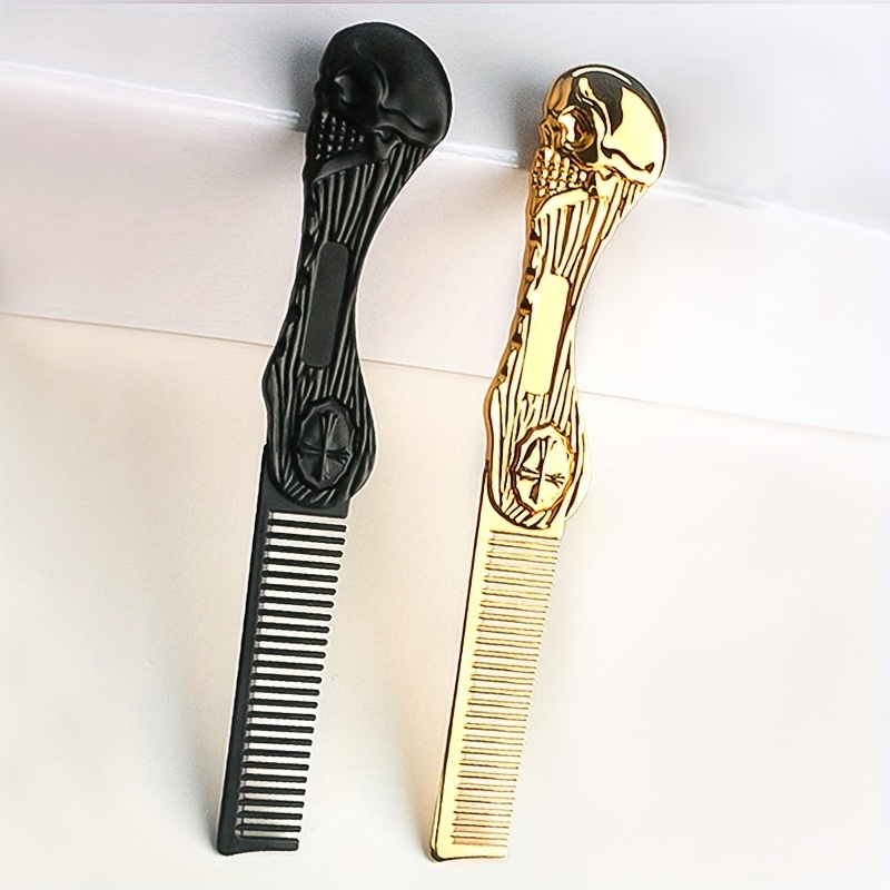 1pcs Stainless Steel Foldable Automatic Combs Knife Brushes Hair
