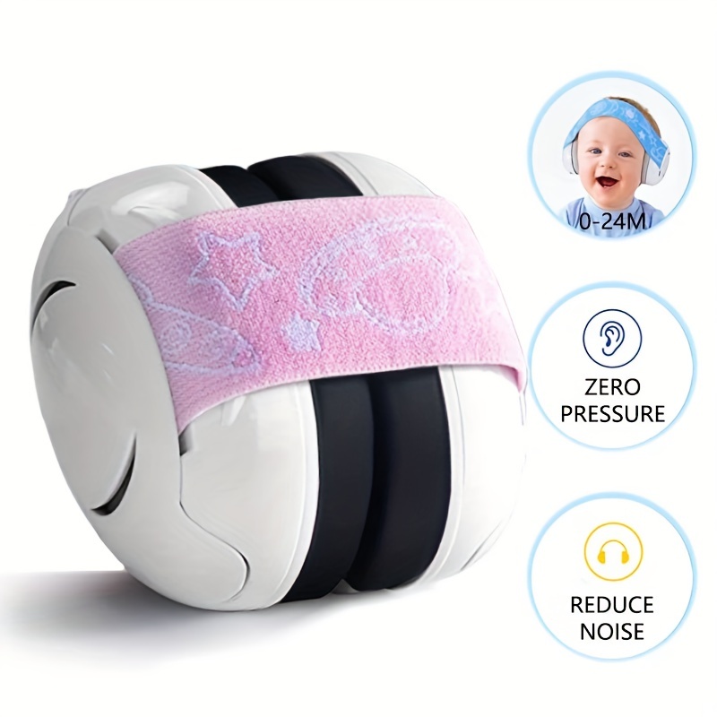 Auriculares cancelación de ruido para bebés de 0 a 18 meses (Banda)