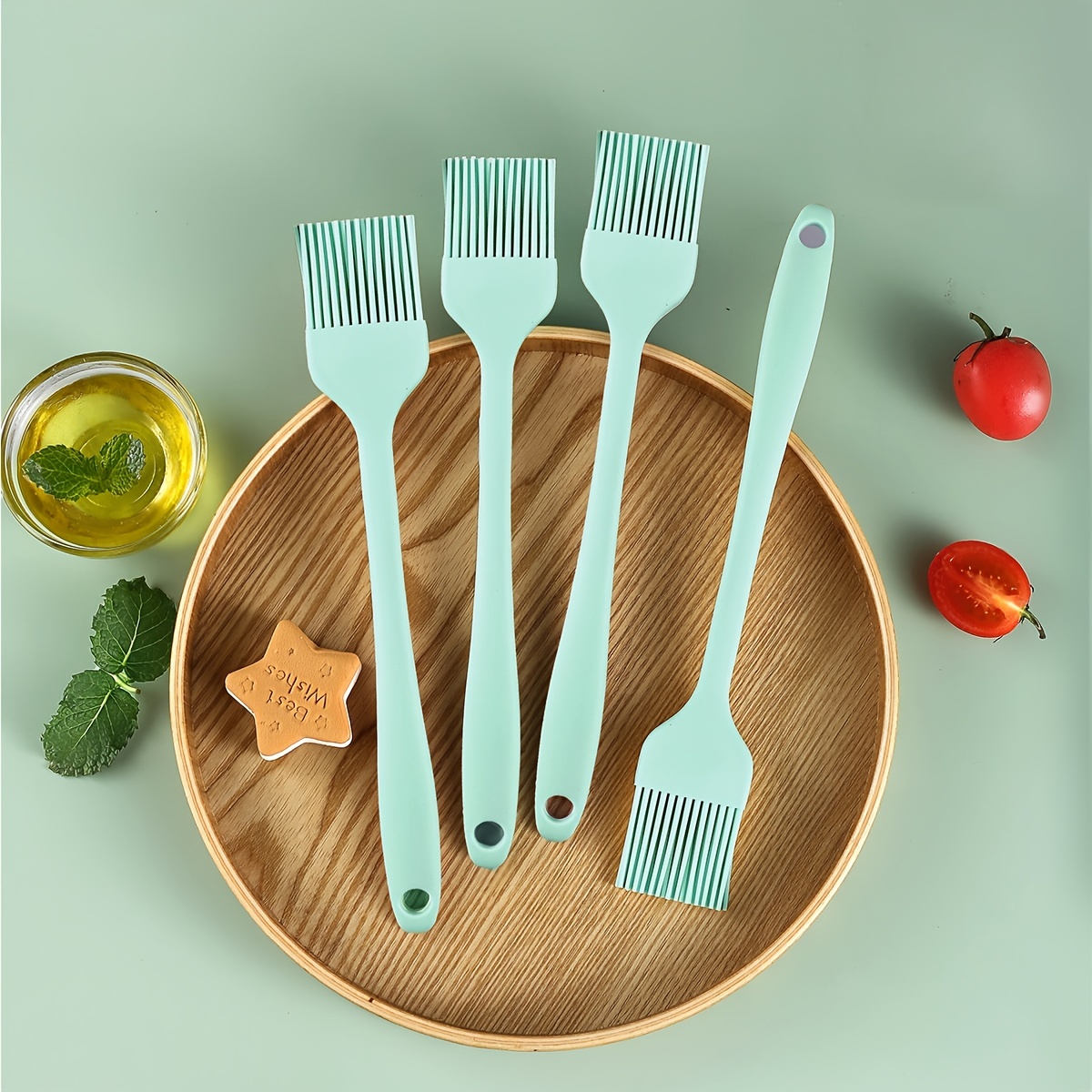 Pastry Brush,oil Brush For Cooking,boar Bristles Bbq Brushes For  Grill,beech Wooden Handle Food Brush For Baking/spreading  Marinade/sauce/butter/egg/k