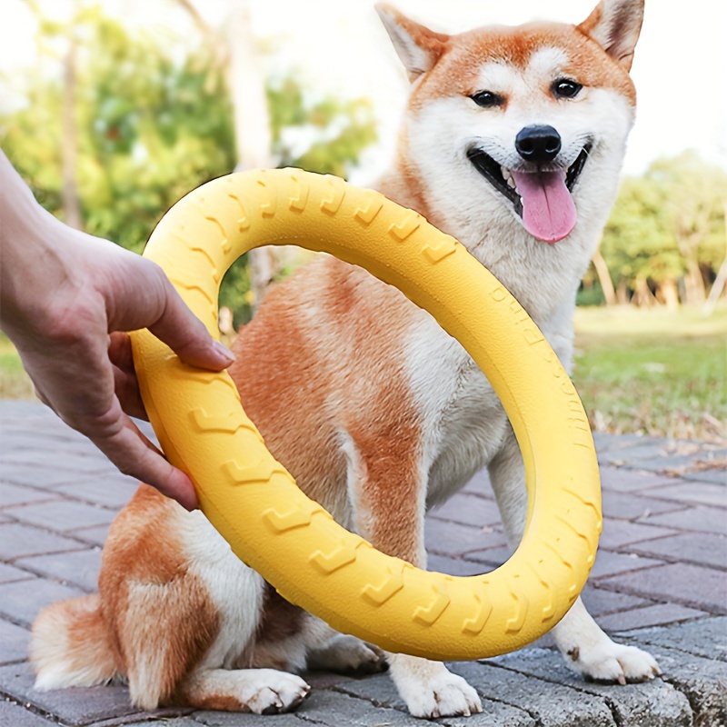 Dog Toy Training Ring Puller Puppy Flying Disk Chewing Toys