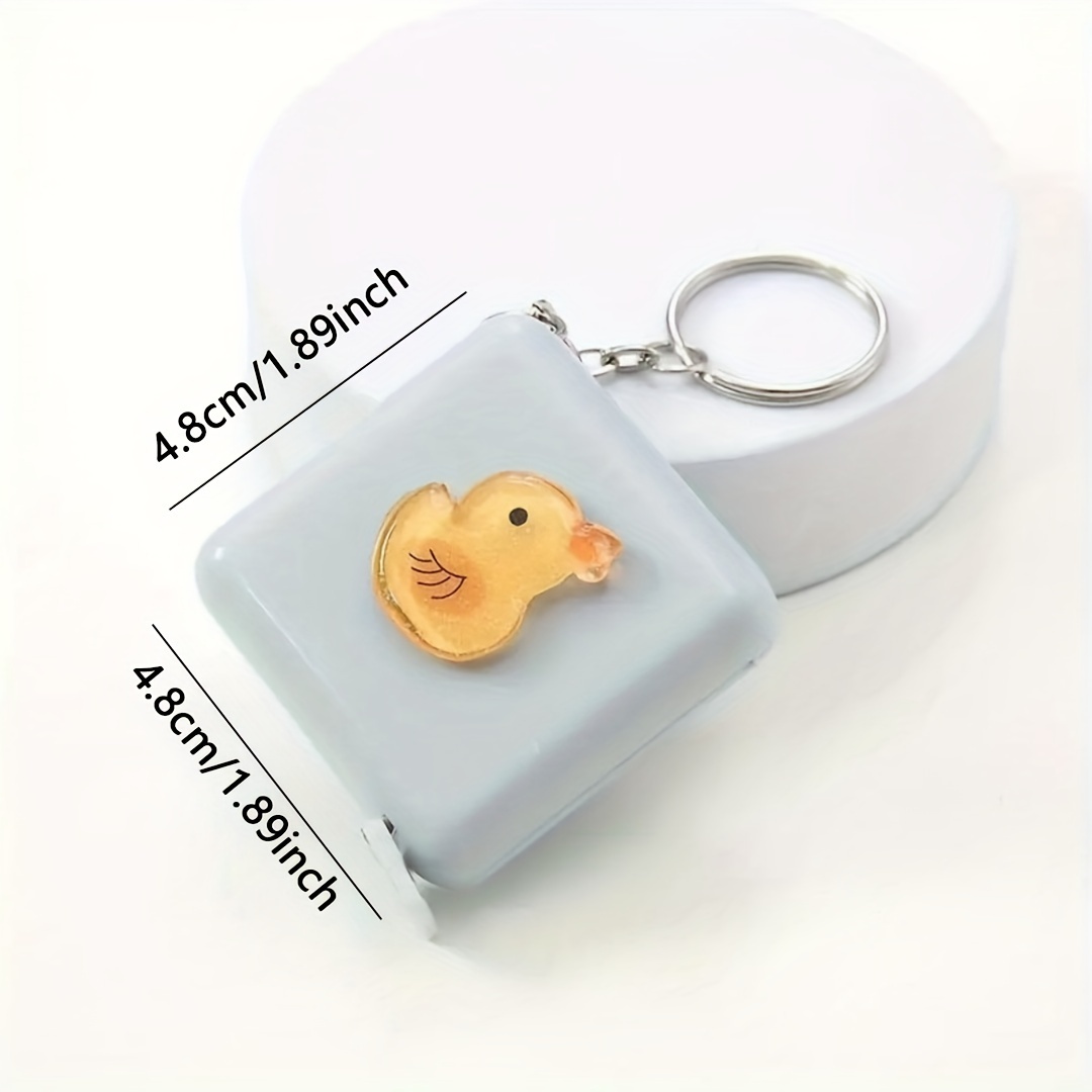 1pc Cute Compact Plastic Body Measuring Tape With Measurements Including  Bust, Hips, Waist, Height, Ideal For Sewing Tailor Seamstress