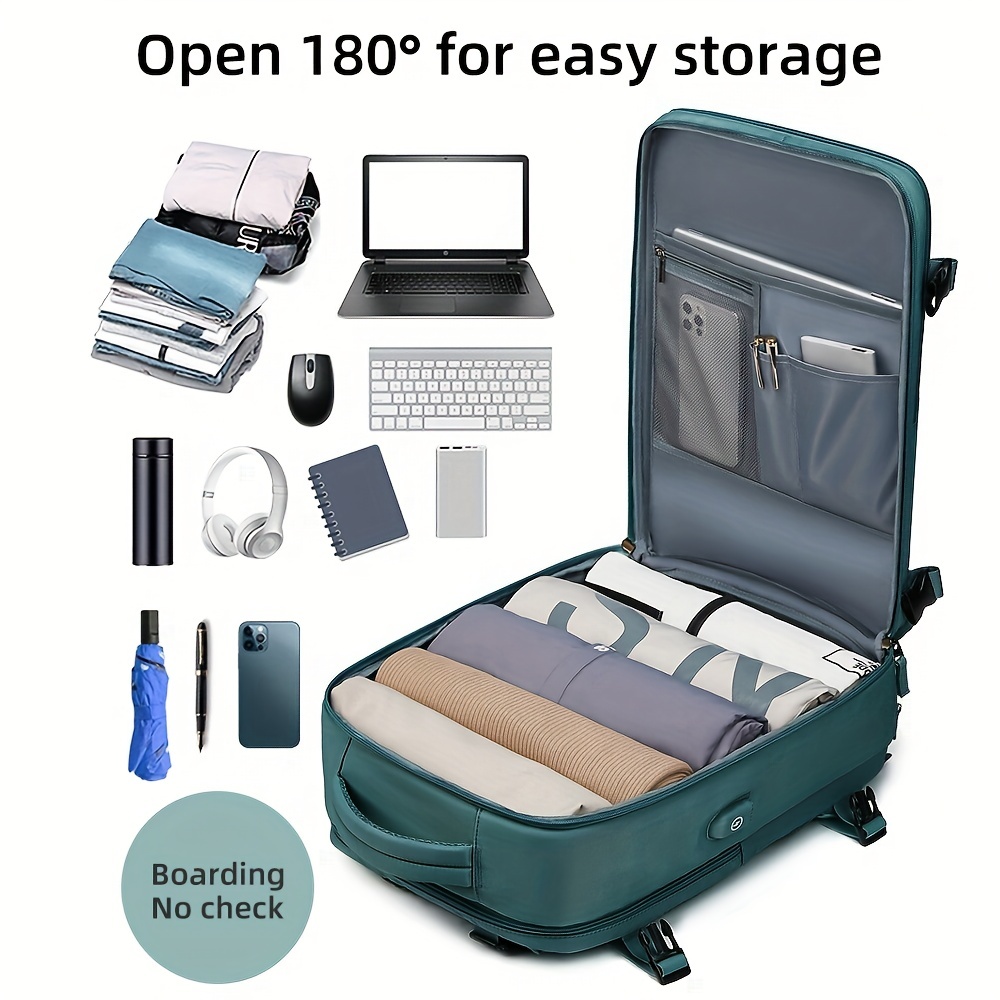 Waterproof Travel Backpack with USB Charging Port