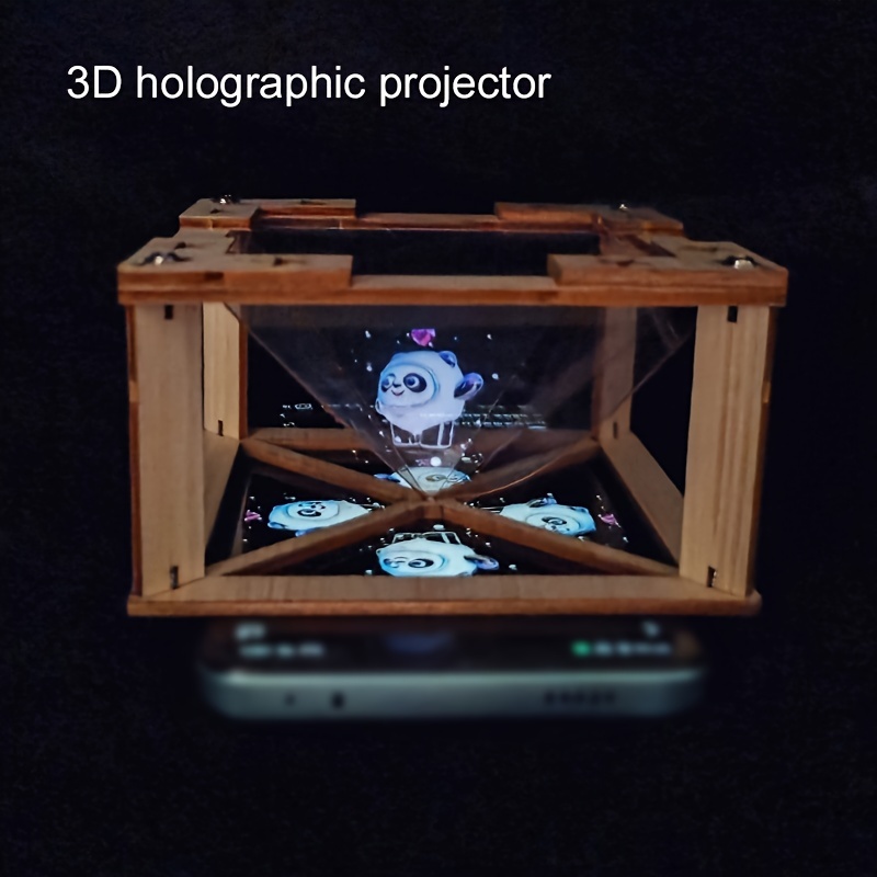 Projecteur TV De Théâtre Holographique Éducatif 3D Expérience Scientifique  Matériel Fait À La Main Élèves Du Primaire Pour Enfants Science Et