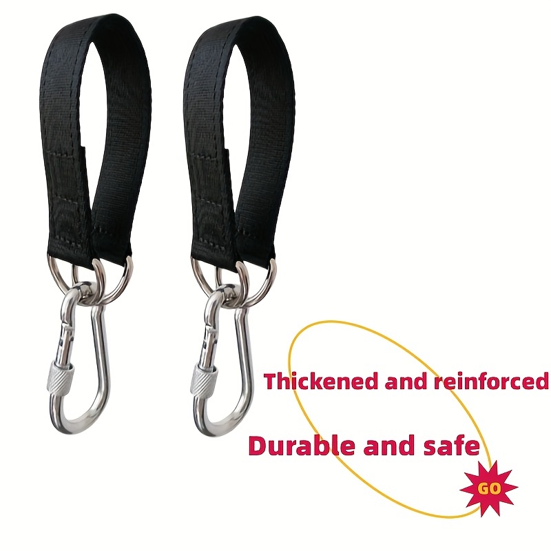 

1pc Tree Swing Sling Set Heavy Duty Camping Hammock Sling With Safety Latch And Carrying Bag Suitable For All Swing Types Outdoor Sling