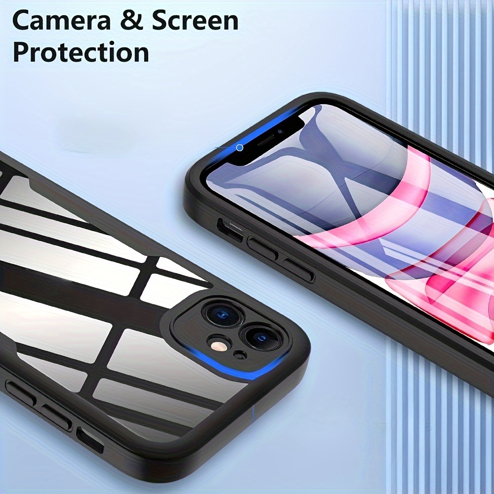 protege Iphone 14/13/12/11 Pro Max Funda Transparente 360° - Temu