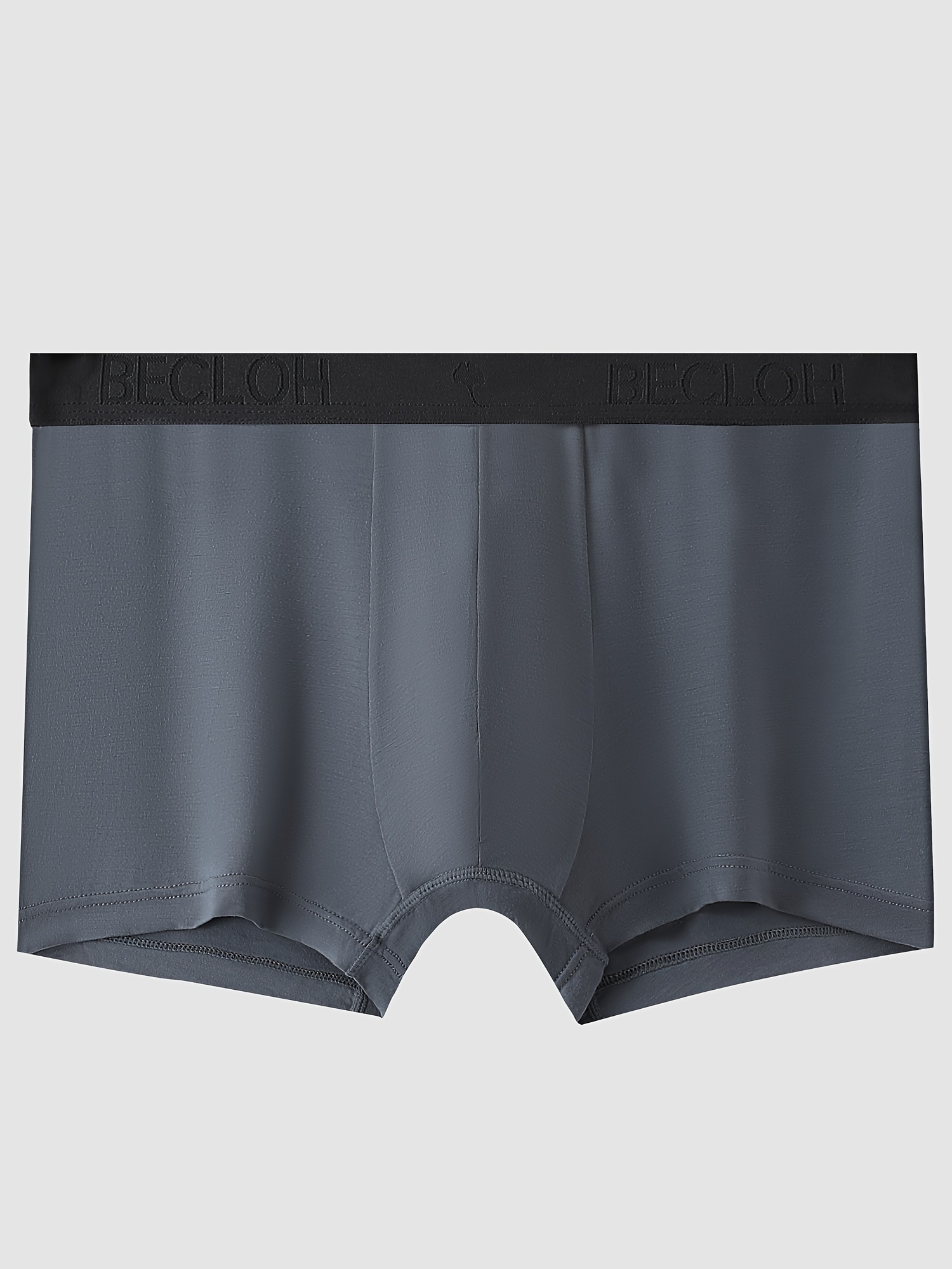 3pcs Mens Solid Modal Boxer Briefs Underwear