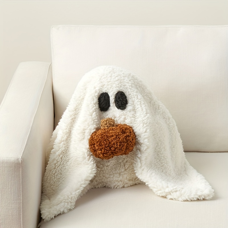 Halloween Ghost Pumpkin Plush Pillow Dolls Children's Cute - Temu