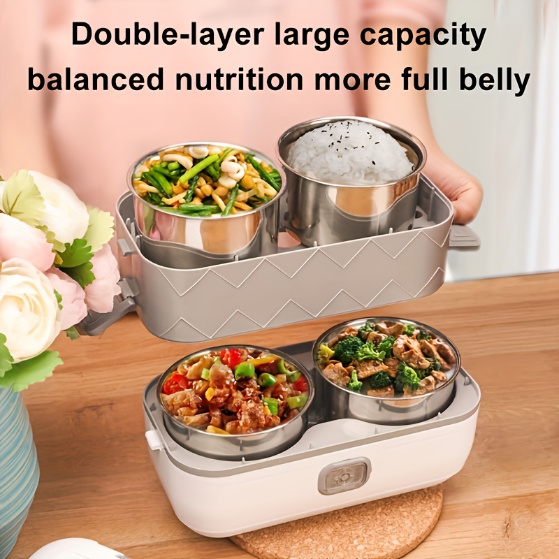 Electric Heating Cooking Lunch Box Food Container - Temu