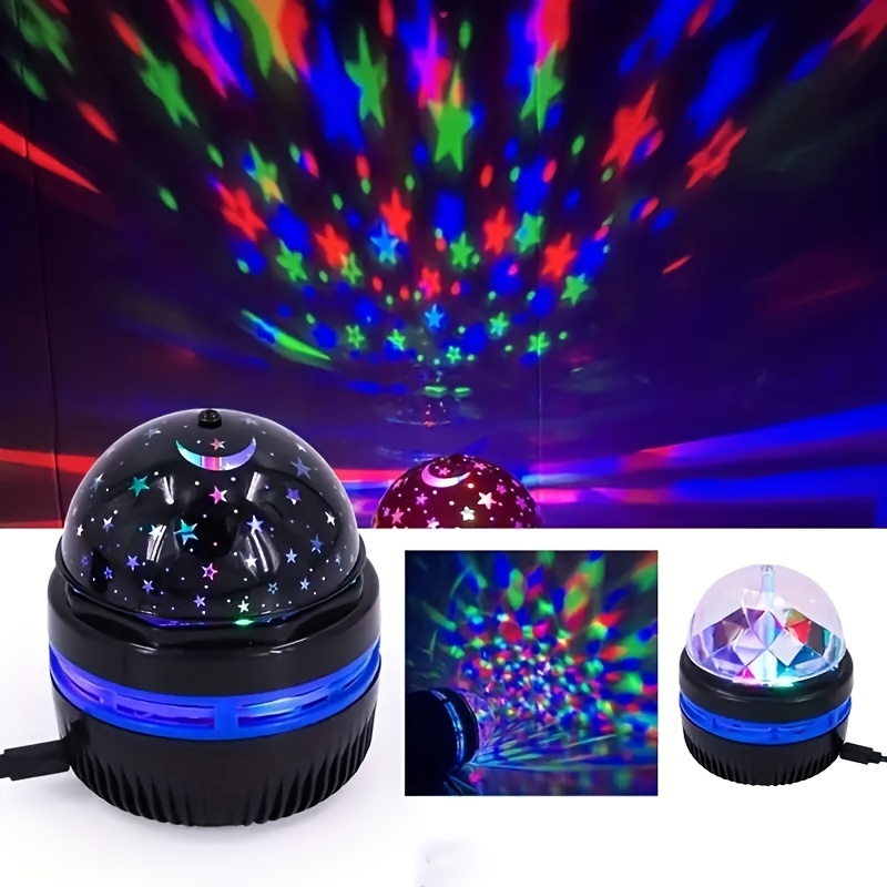 Rotating Magic Ball Light Colorful Disco Ball Light Bulb Led - Temu