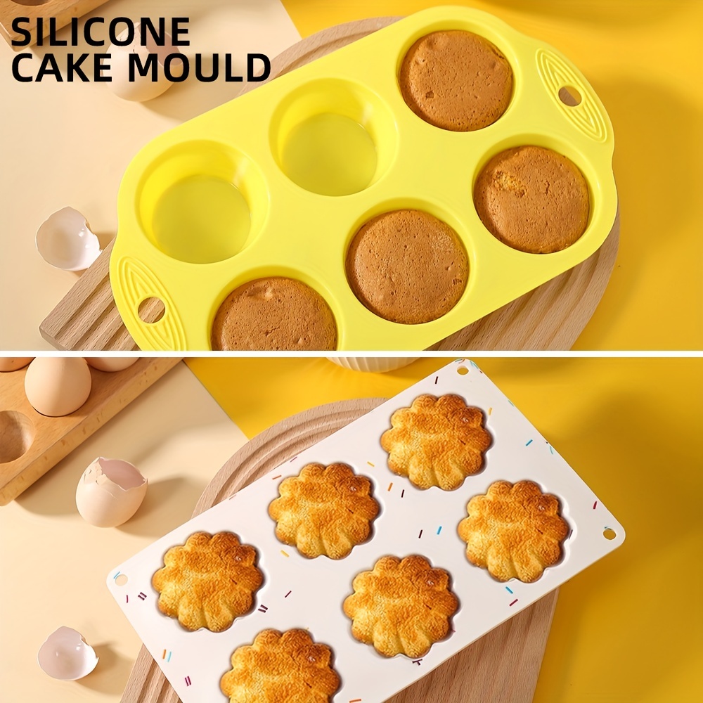 Silicone Mini Muffin Pan, Non-stick Food Grade And Bisphenol A Free, 12-cup  Flower-shaped Silicone Muffin Pan For Baking Paper Cupcakes, Mini Muffins,  Jelly, Halloween Christmas Wedding Birthday Party Favors Baking Supplies  Home