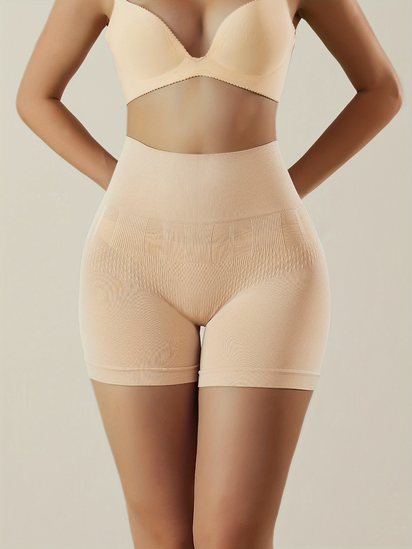 3pcs High Waist Body Shaper Tummy Control Underwear For Women, Seamless  Shaping Underwear Panty With Lace Shapewear