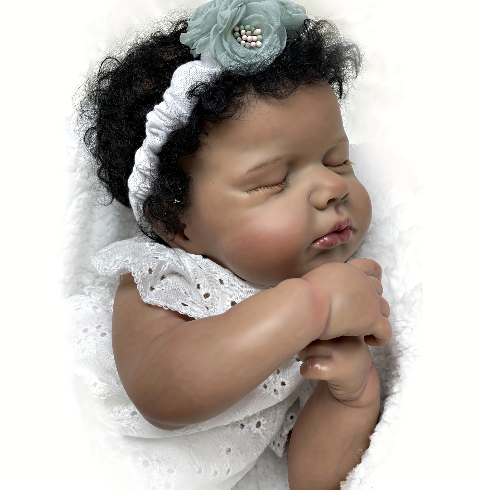 African Skin Reborn Baby Dolls Cute Bebe Realistic Reborn Baby Doll Real  Soft Touch For Kids Birthday Gift - Temu