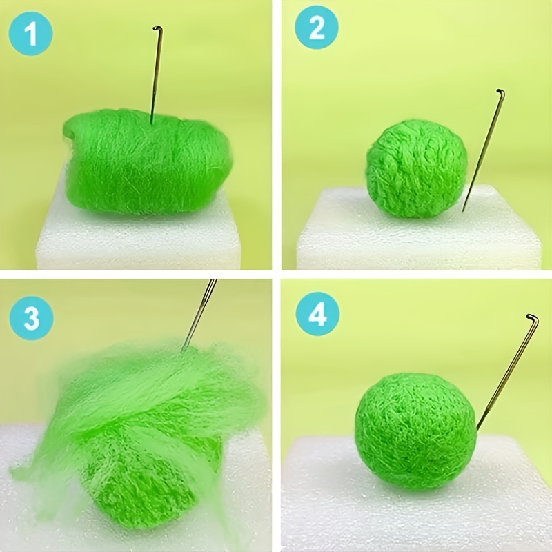 Genuine Wool Top Fibre Roving For Needle Felting - Temu