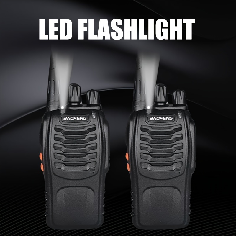 Walkie Talkie for Adults, FRS PMR446 Long Range Rechargeable Two Way Radio  with 22CH Flash Light